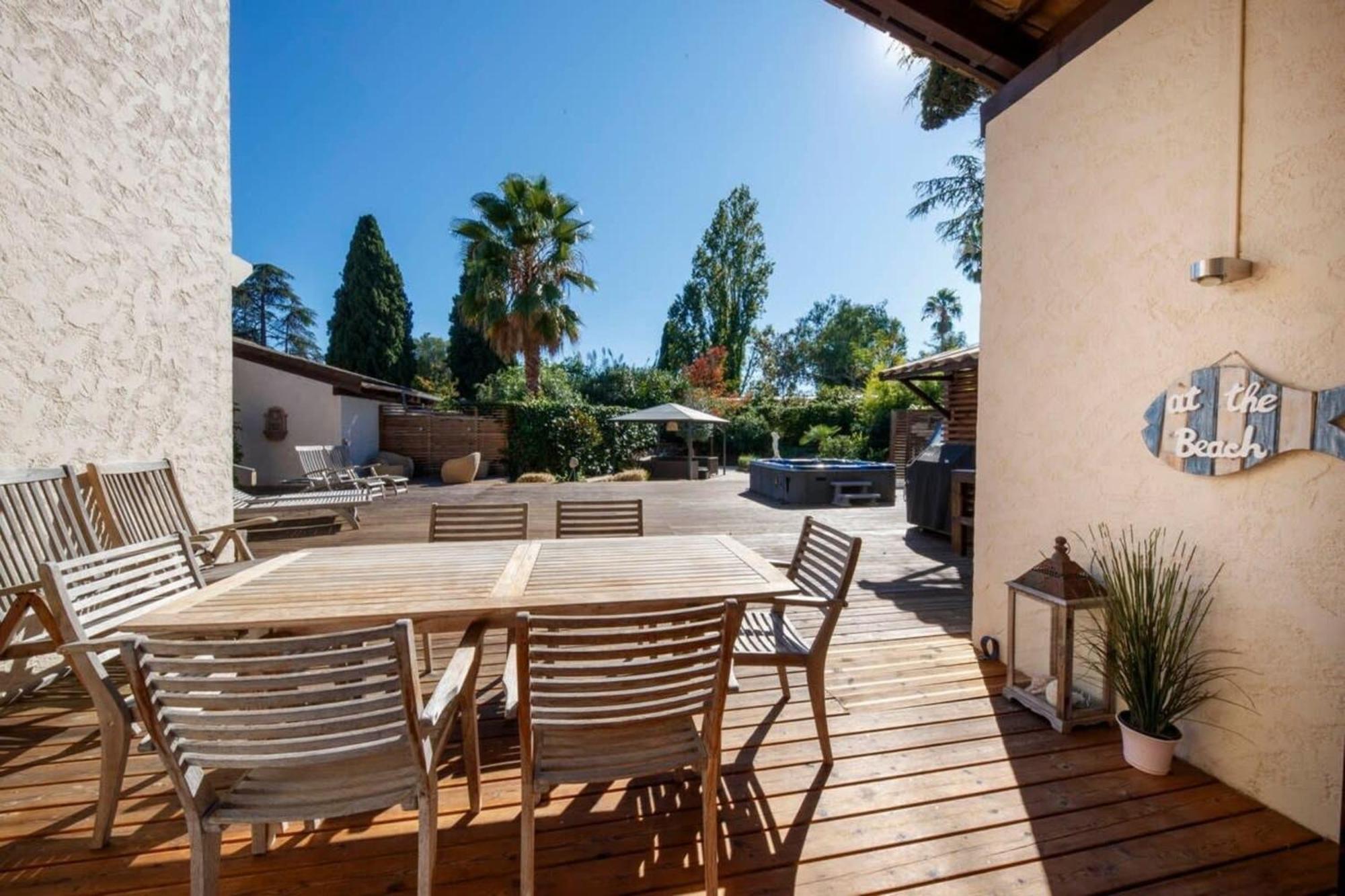 Belle villa 4 chambres - jacuzzi privatif - piscine Biot Extérieur photo