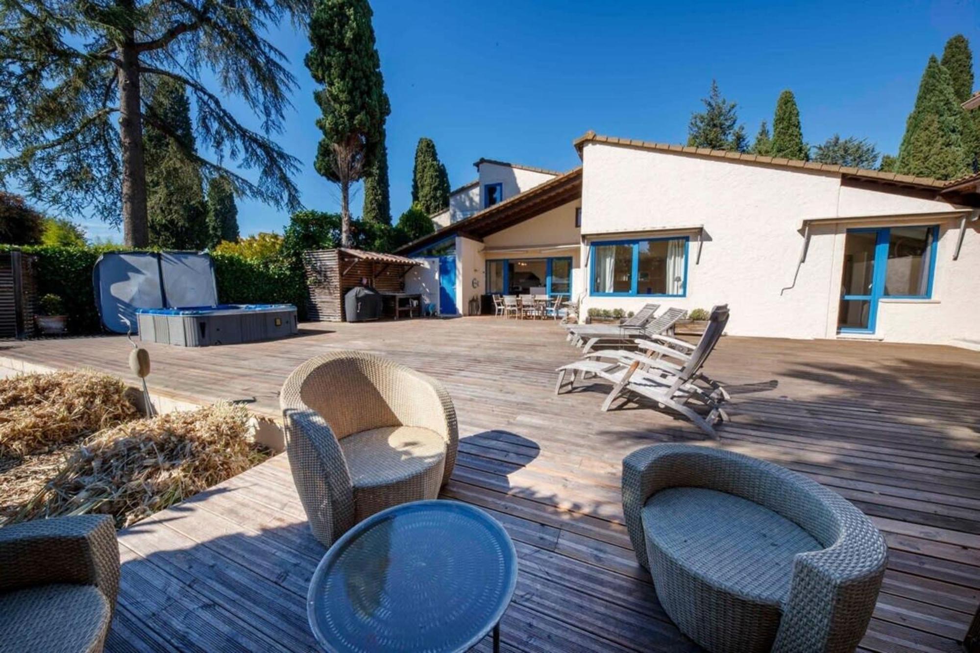 Belle villa 4 chambres - jacuzzi privatif - piscine Biot Extérieur photo