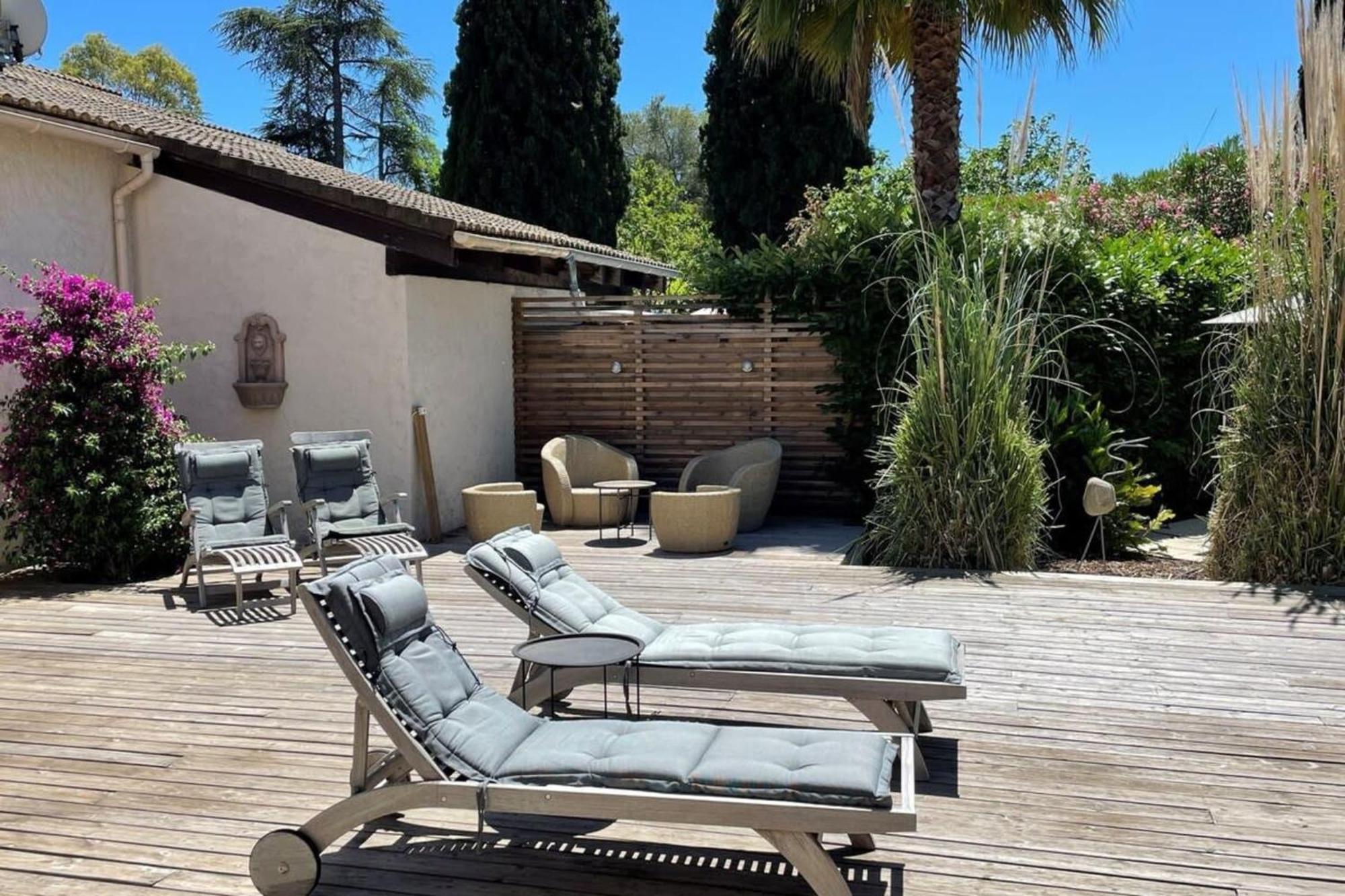Belle villa 4 chambres - jacuzzi privatif - piscine Biot Extérieur photo
