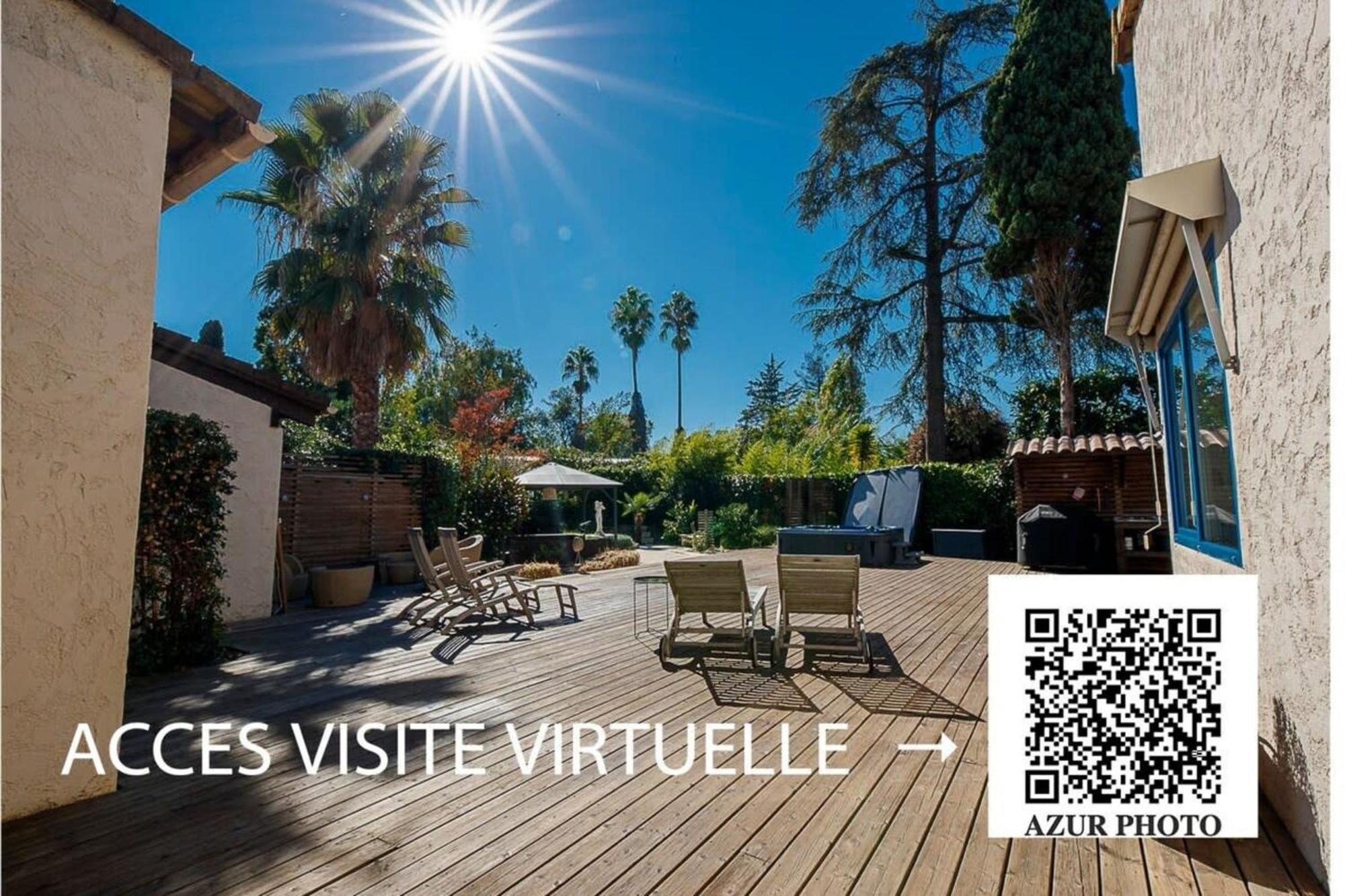 Belle villa 4 chambres - jacuzzi privatif - piscine Biot Extérieur photo